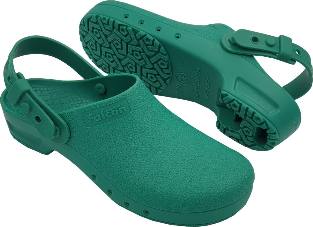 Antistatic Clogs Green Safety Belt