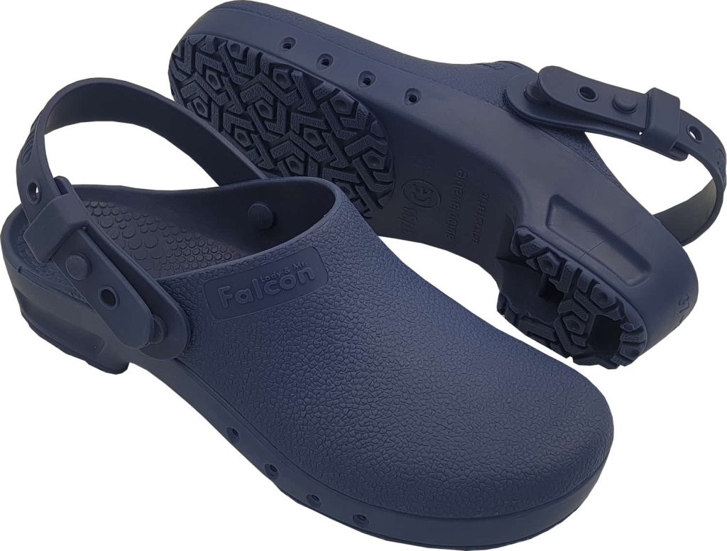 Antistatic Clogs Navy Safety Belt