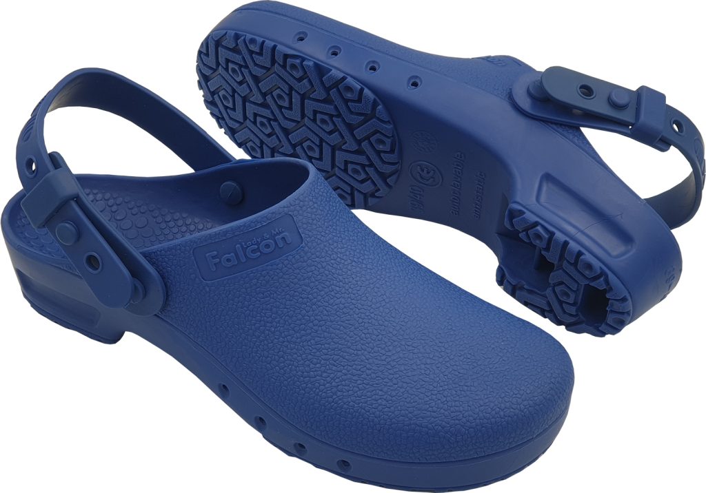 Antistatic Clogs Saxe Blue Safety Belt