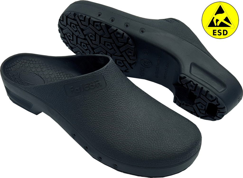 ESD Antistatic Clogs Black